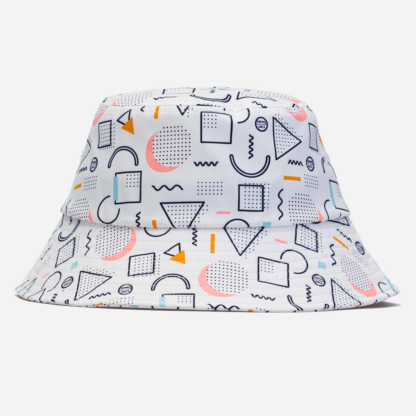 Golf 90's Unisex Bucket Hat-White