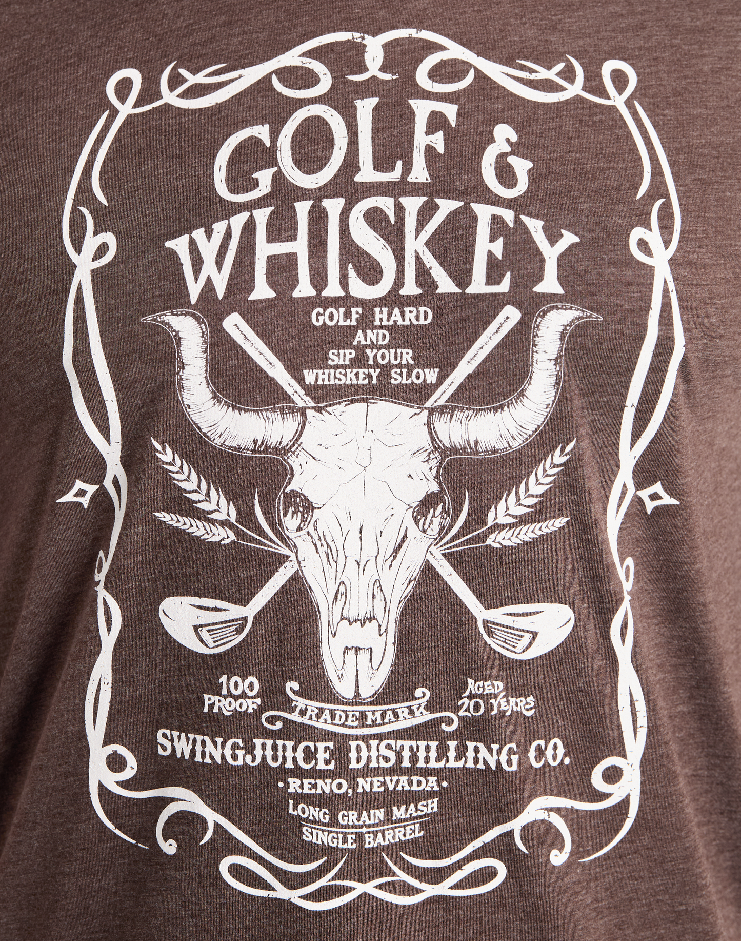 Golf & Whiskey Unisex T-Shirt SwingJuice