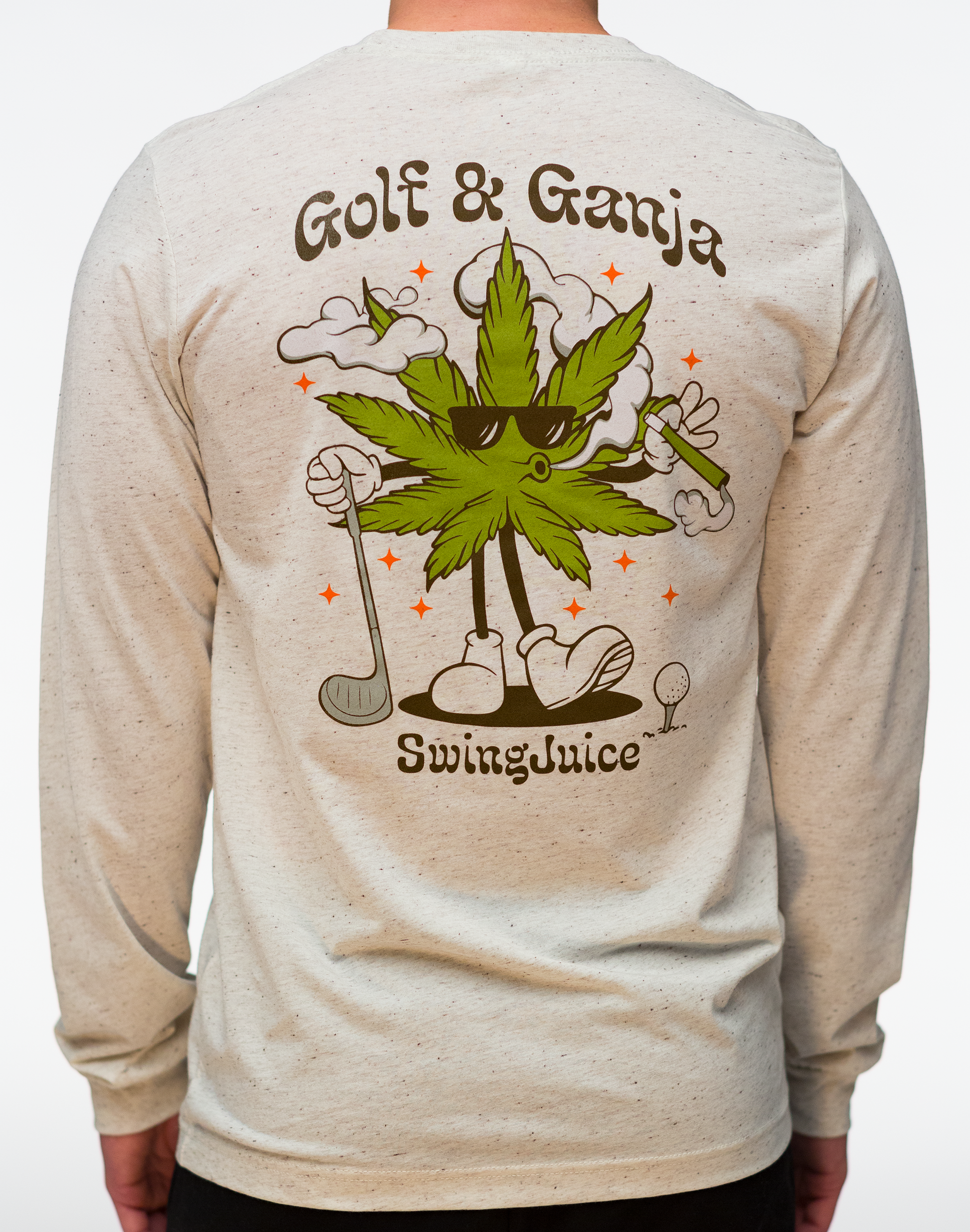 Golf & Ganja Long Sleeve Unisex T-Shirt SwingJuice