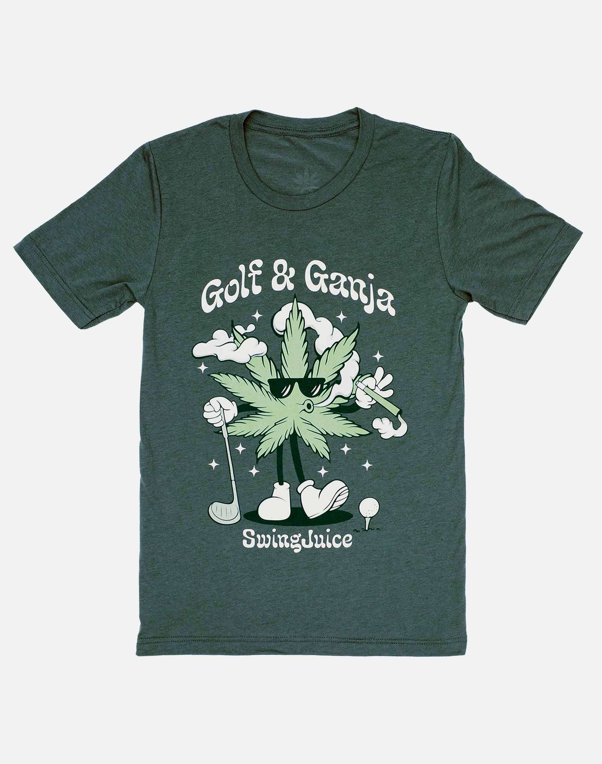 Golf & Ganja Greens Unisex T-Shirt SwingJuice