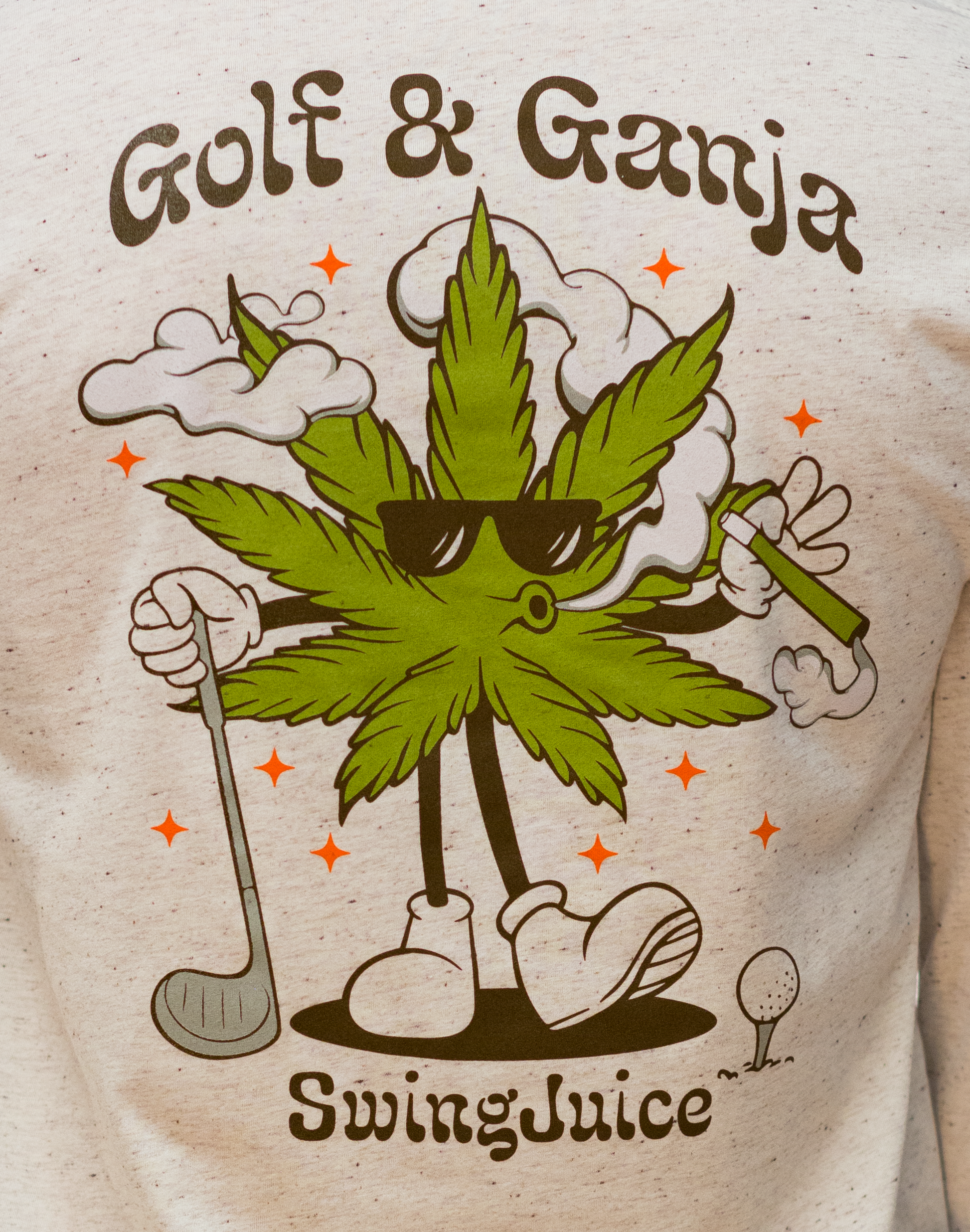 Golf & Ganja Long Sleeve Unisex T-Shirt SwingJuice