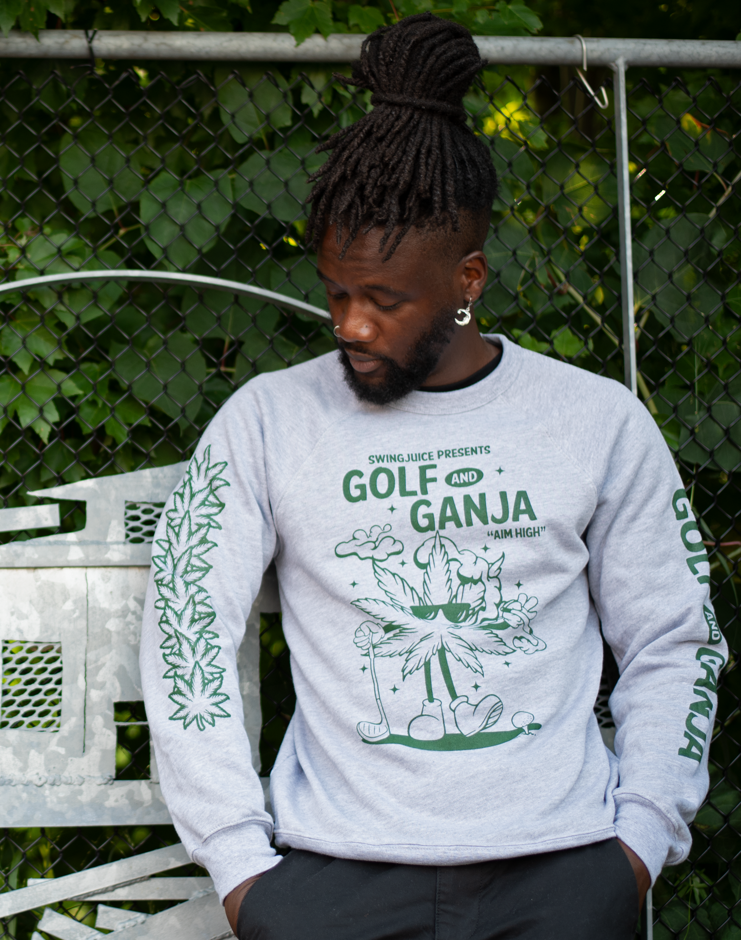 Golf & Ganja Unisex Sweatshirt SwingJuice