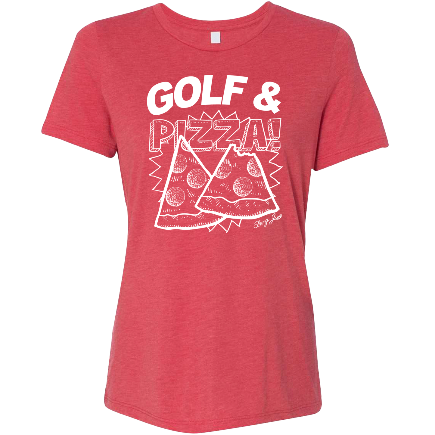 Golf & Pizza Women's T-Shirt - Final Sale