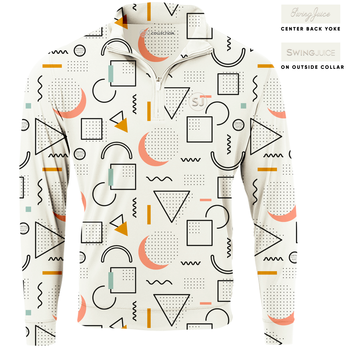 Golf 90's Golf Men's Quarter Zip SwingJuice