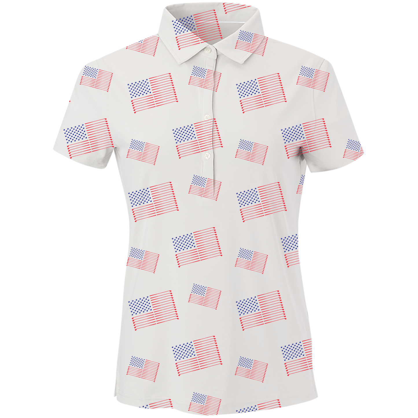 Golf Flag Women's Polo SwingJuice