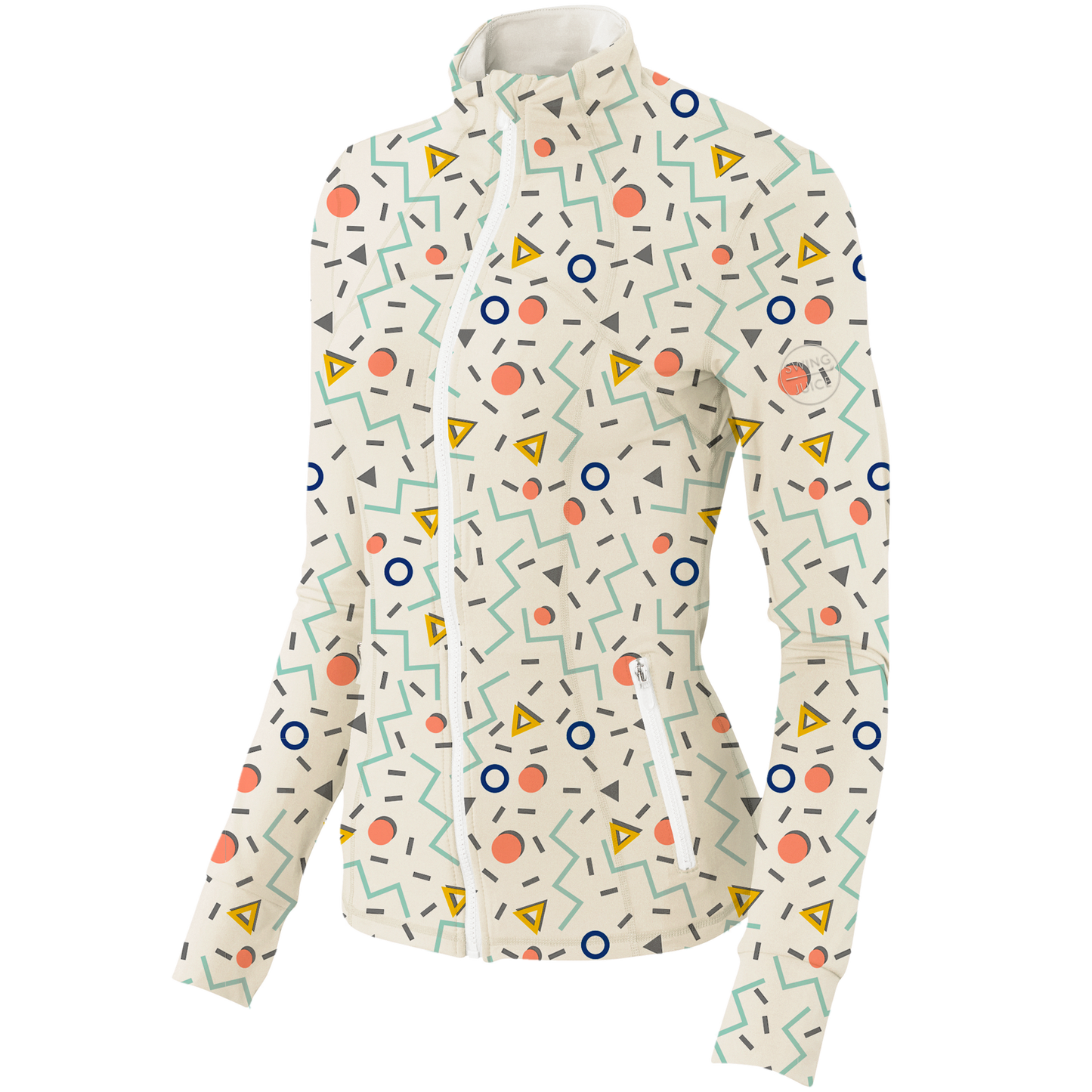 Golf Fresh Prints Women's Full Zip SwingJuice