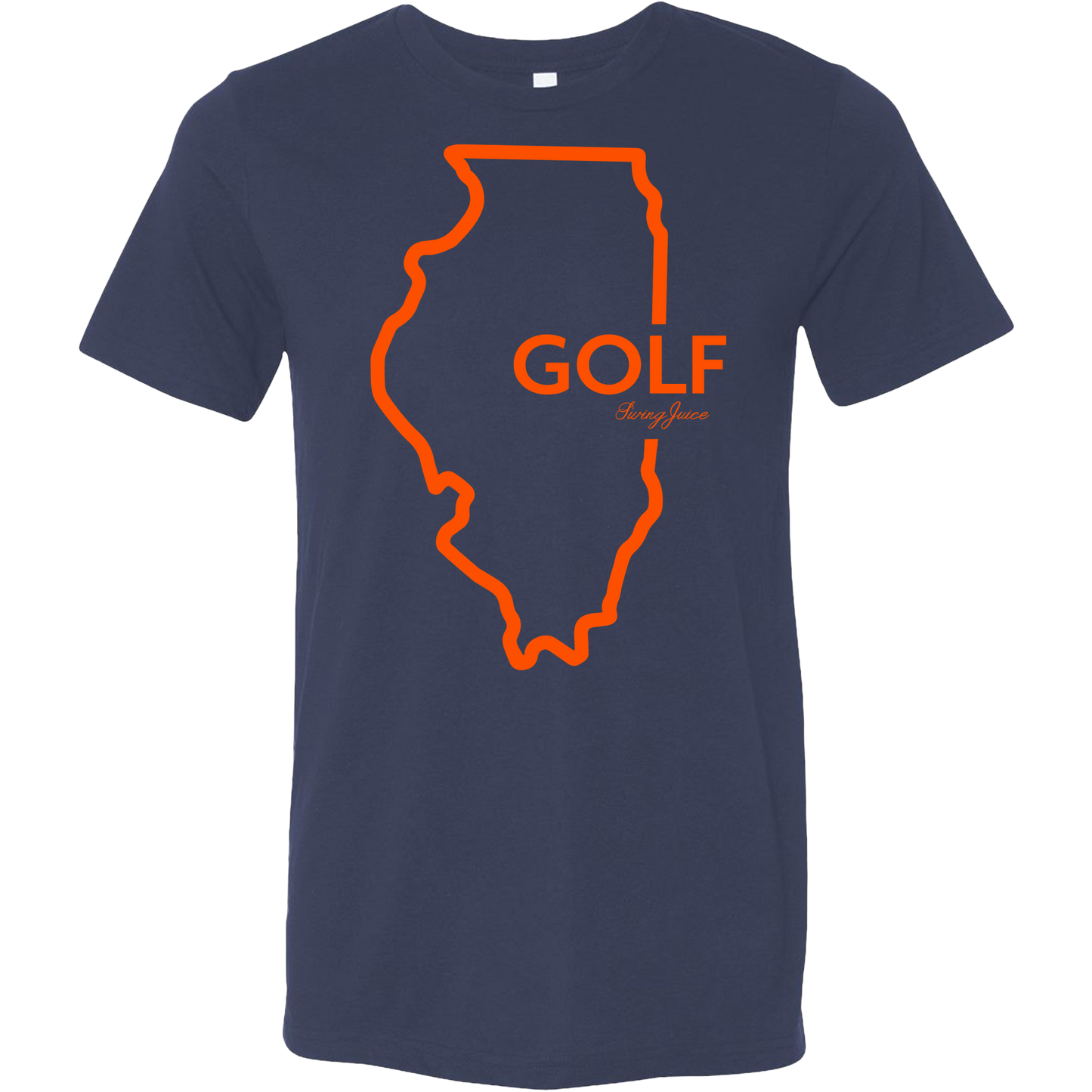 Golf Illinois Unisex T-Shirt SwingJuice