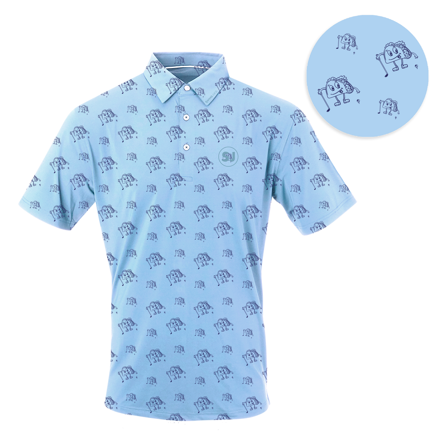 Golf & Tacos Men's Polo-Maui