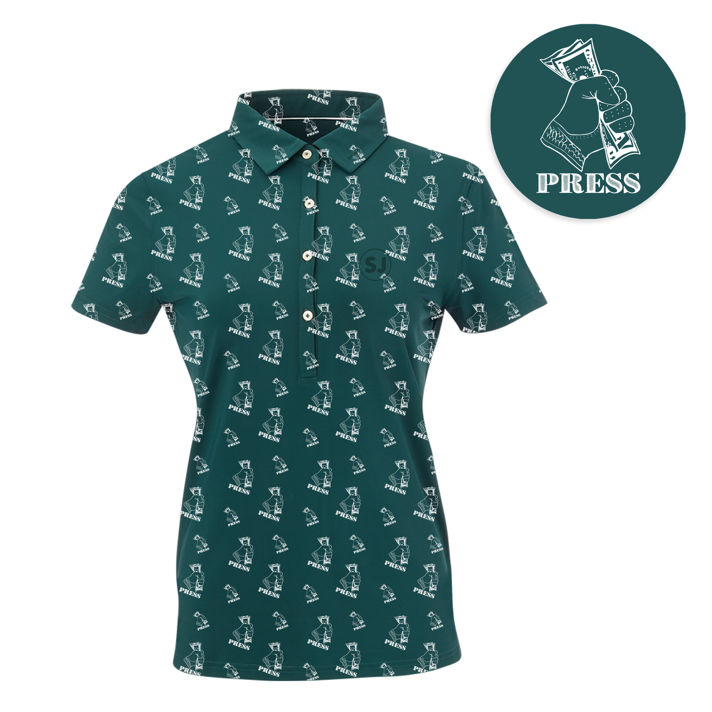 Golf Press Women's Polo SwingJuice