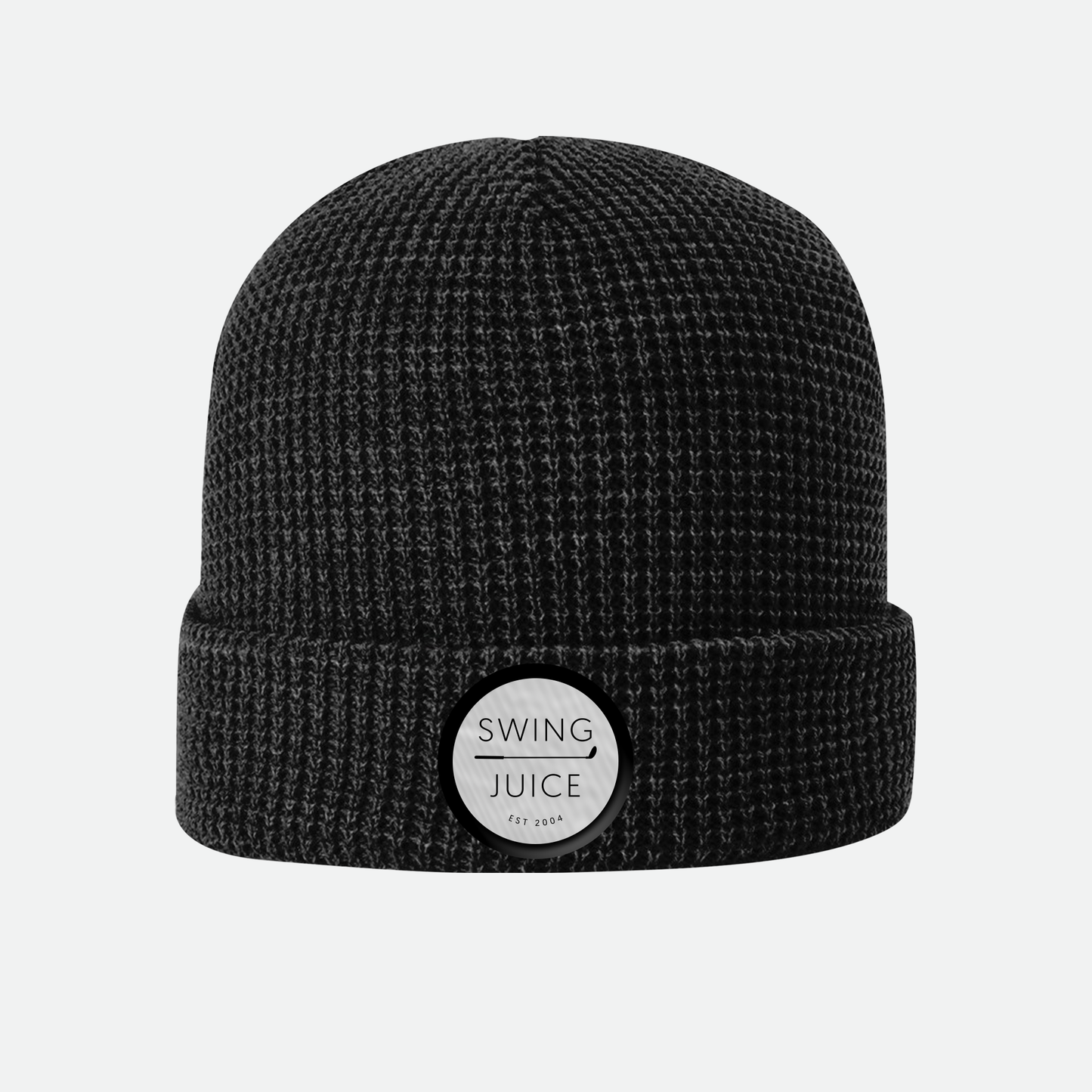 SwingJuice Knit Beanie Unisex Golf Hat-Black