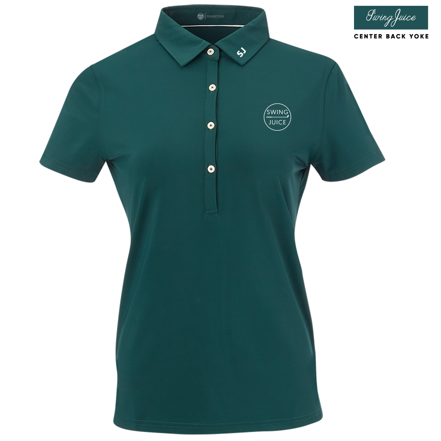 Golf Retro Women's Polo-Pine