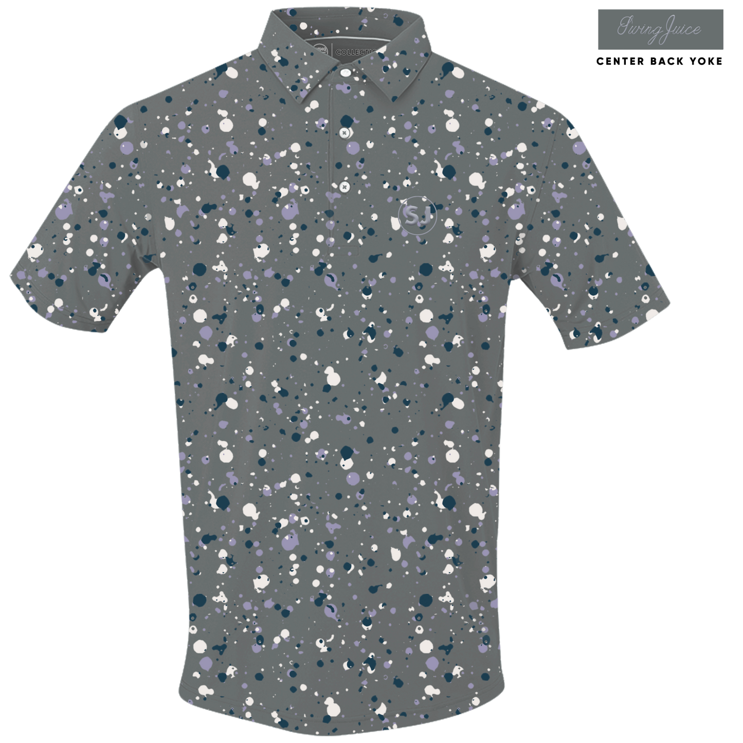 Golf Splatter Men's Polo SwingJuice