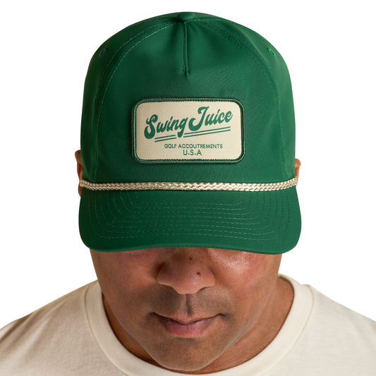 Golf Accoutrements Unisex Rope Hat-Forest