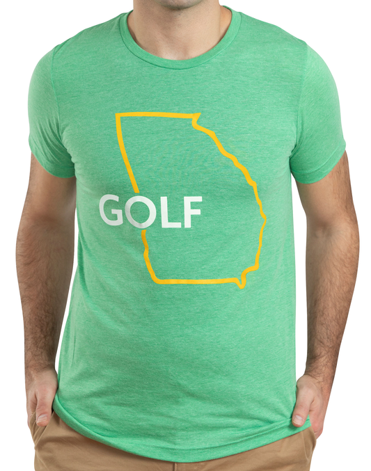 Golf Georgia Unisex T-Shirt-Green