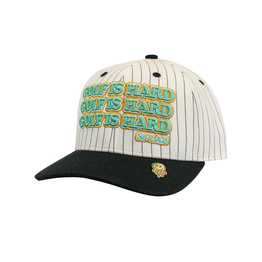 Golf Is Hard Unisex Snapback Hat-Ivory