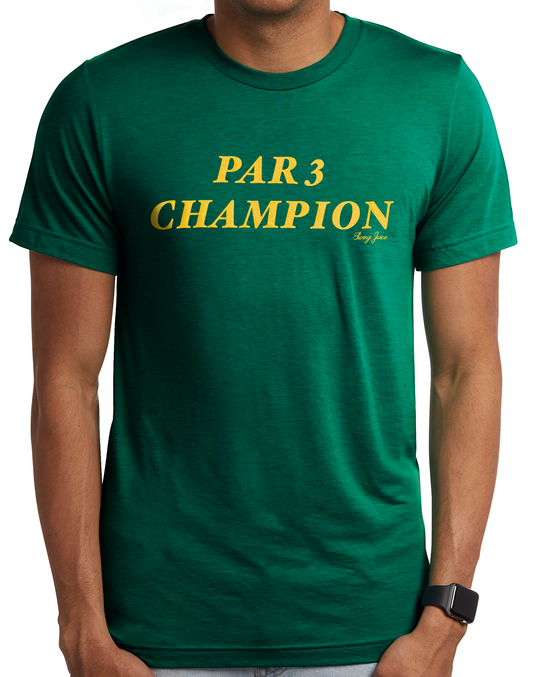 Golf Par 3 Champion Unisex T-Shirt-Dark Green