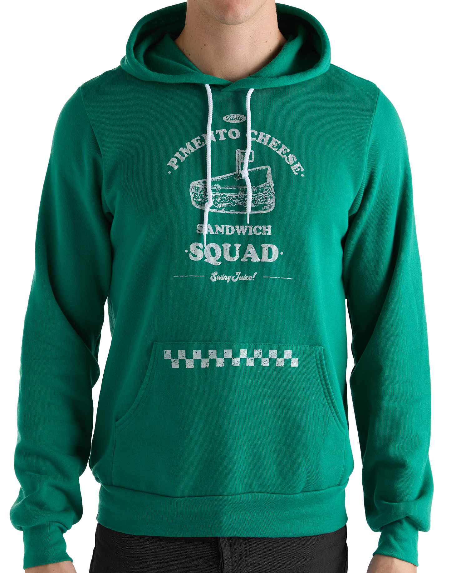 Golf Pimento Cheese Sandwich Squad Unisex Hoodie-Kelly Green