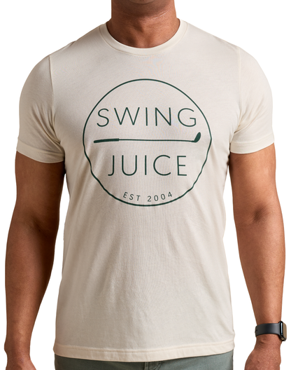 Golf Retro Unisex T-Shirt Natural-Natural