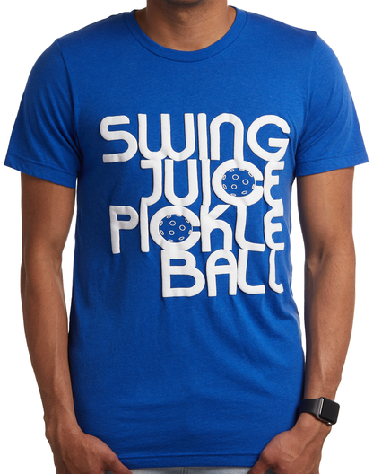 Pickleball SJPB Unisex T-Shirt-Royal Blue