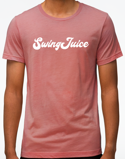 Golf SJ Script Unisex T-Shirt Mauve-Mauve