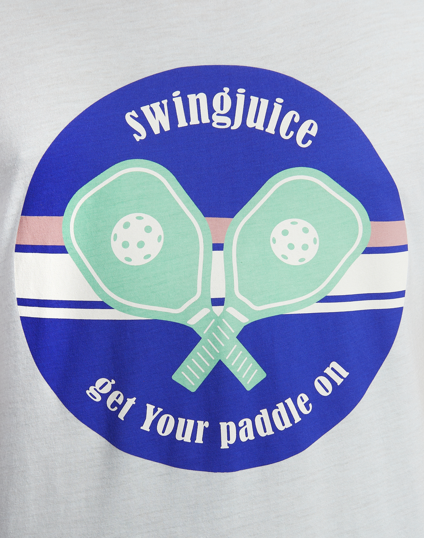 Pickleball Get Your Paddle On Unisex T-Shirt-Ice Blue