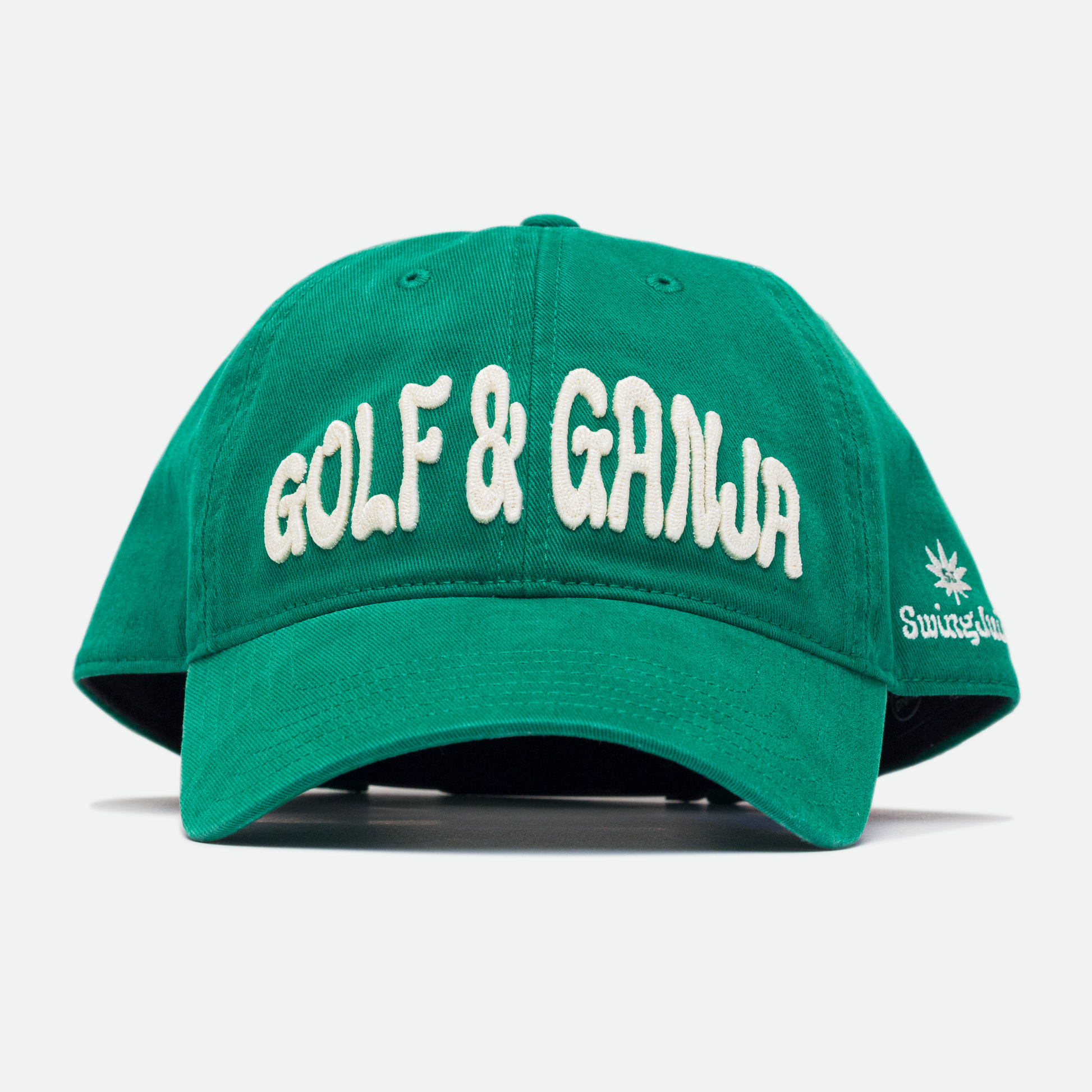 Golf & Ganja Unisex Dad Hat-Green