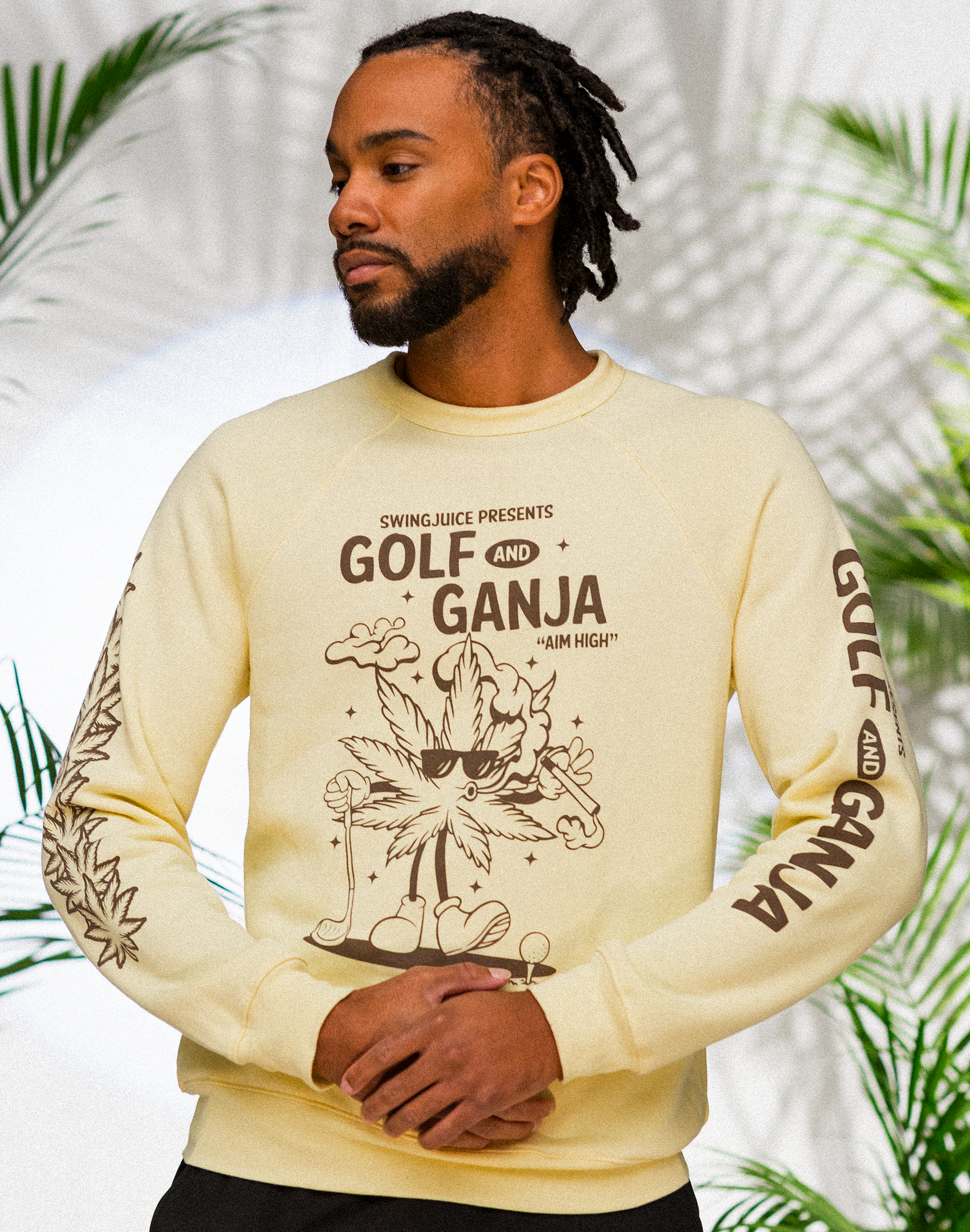 Golf & Ganja Unisex Sweatshirt SwingJuice