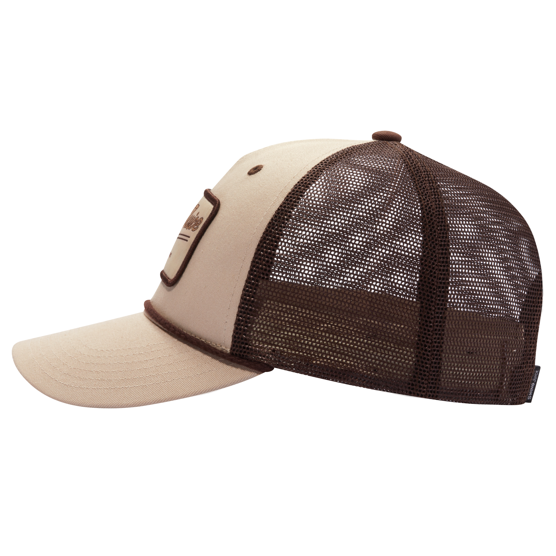 Golf Provisions Unisex Trucker Rope Hat Tan O/S – SwingJuice LLC