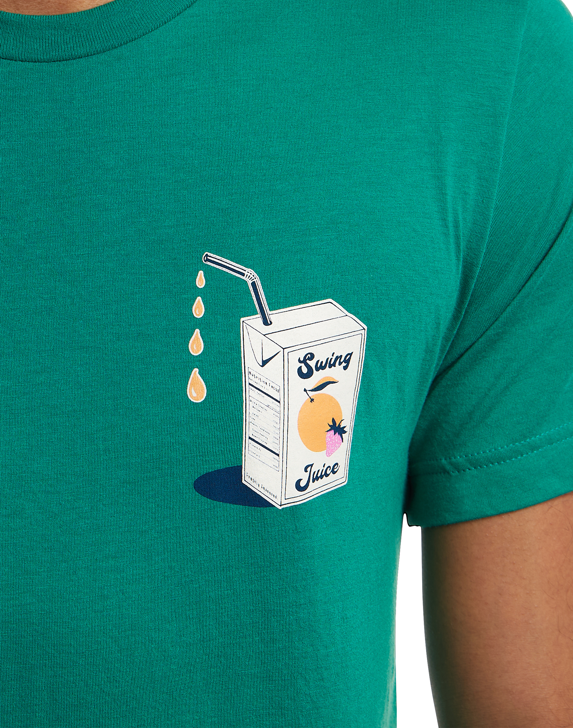Golf Juice Box Chest Unisex T-Shirt-Green