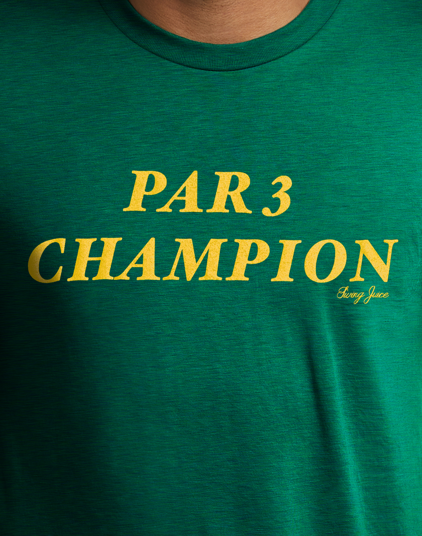 Golf Par 3 Champion Unisex T-Shirt-Dark Green