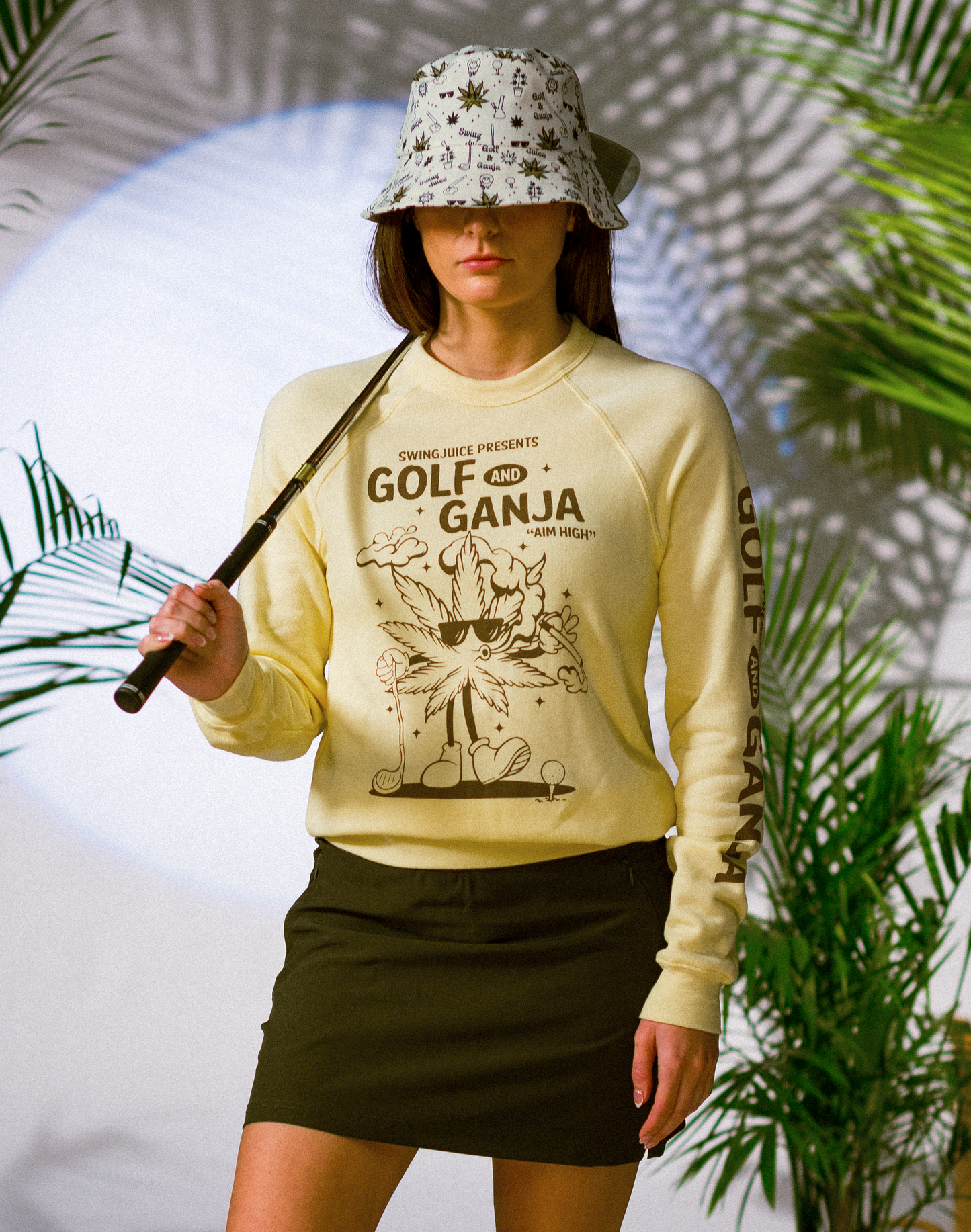 Golf & Ganja Unisex Sweatshirt SwingJuice