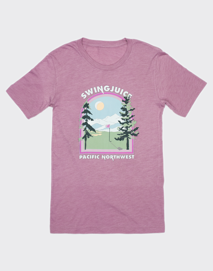 Golf Pacific Northwest Unisex T-Shirt-Orchid