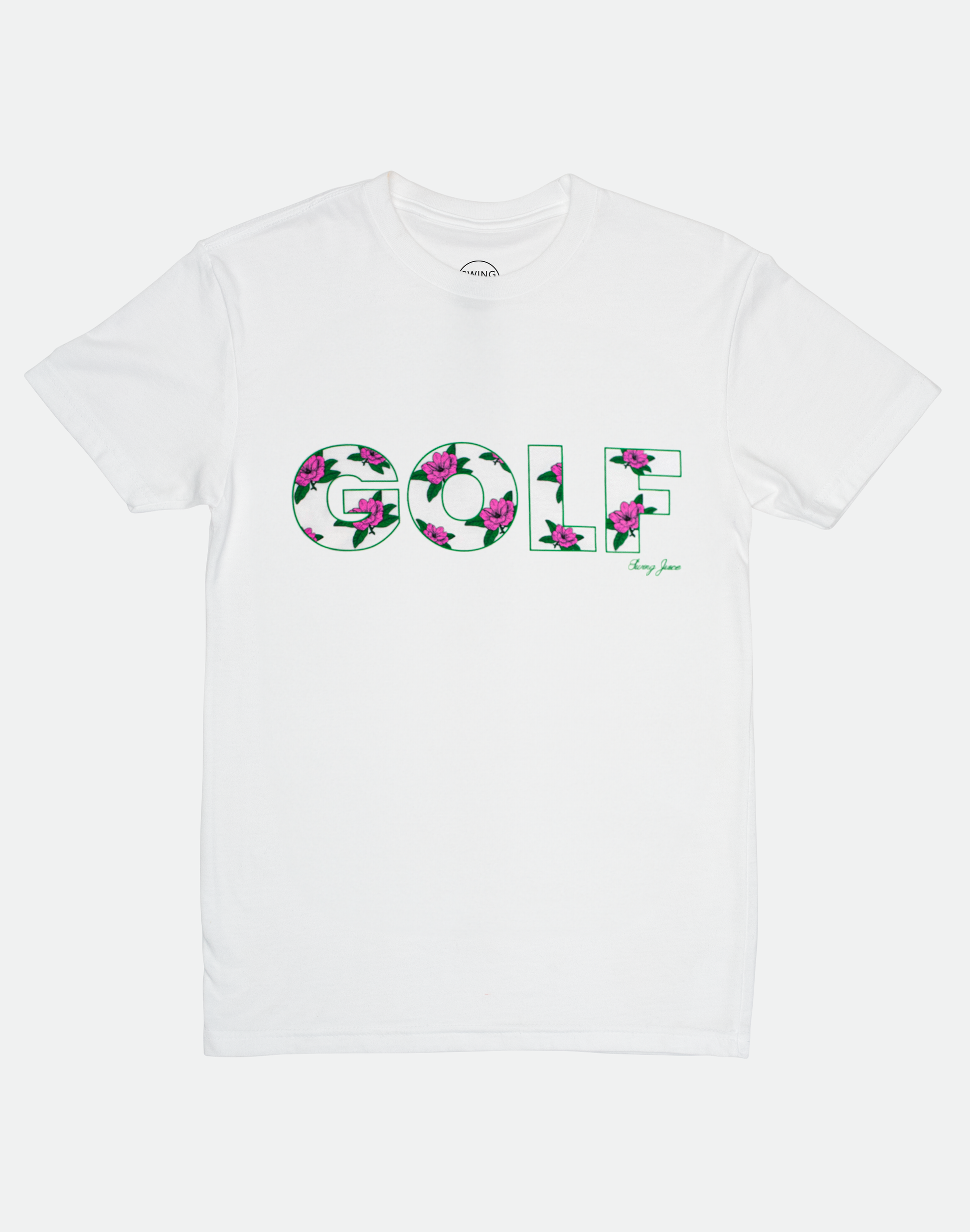 Golf Magnolia Unisex T-Shirt-White