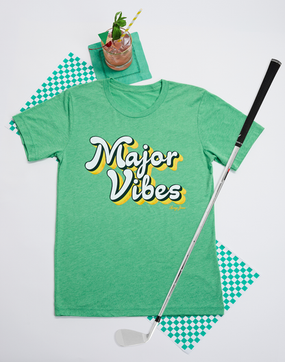 Golf Major Vibes Unisex T-Shirt-Green