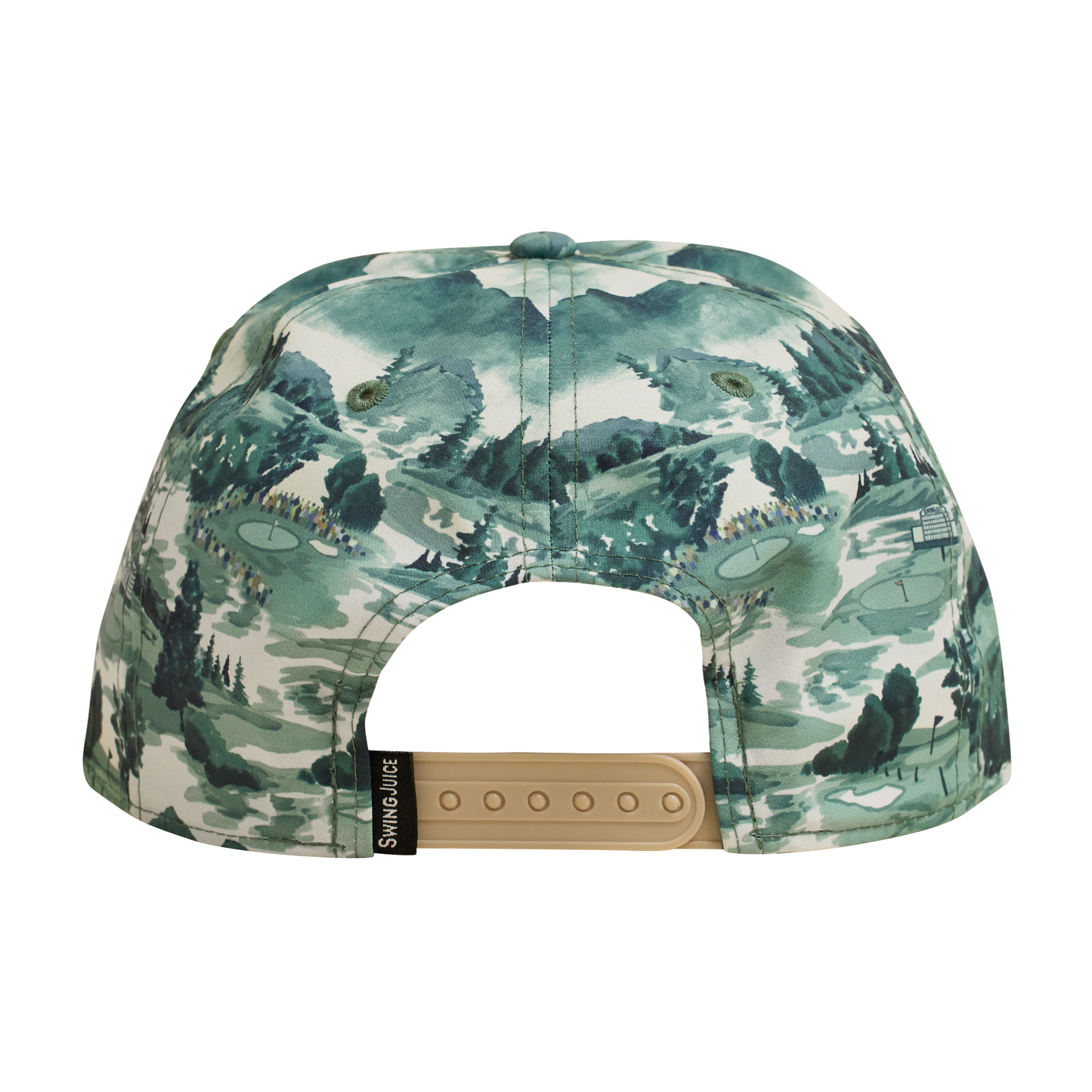 Golf Georgia Landscape Unisex Rope Hat-Green
