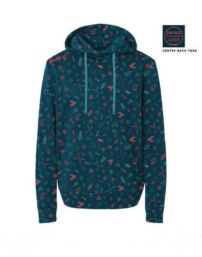 Golf & Hollys Men's Performance Hoodie-Deep Teal