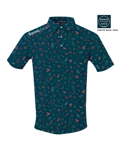 Golf & Hollys Men's Polo-Deep Teal