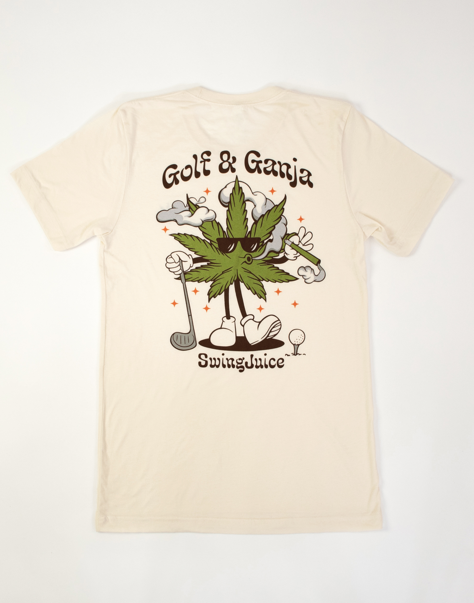 Golf & Ganja Multi Unisex T-Shirt SwingJuice