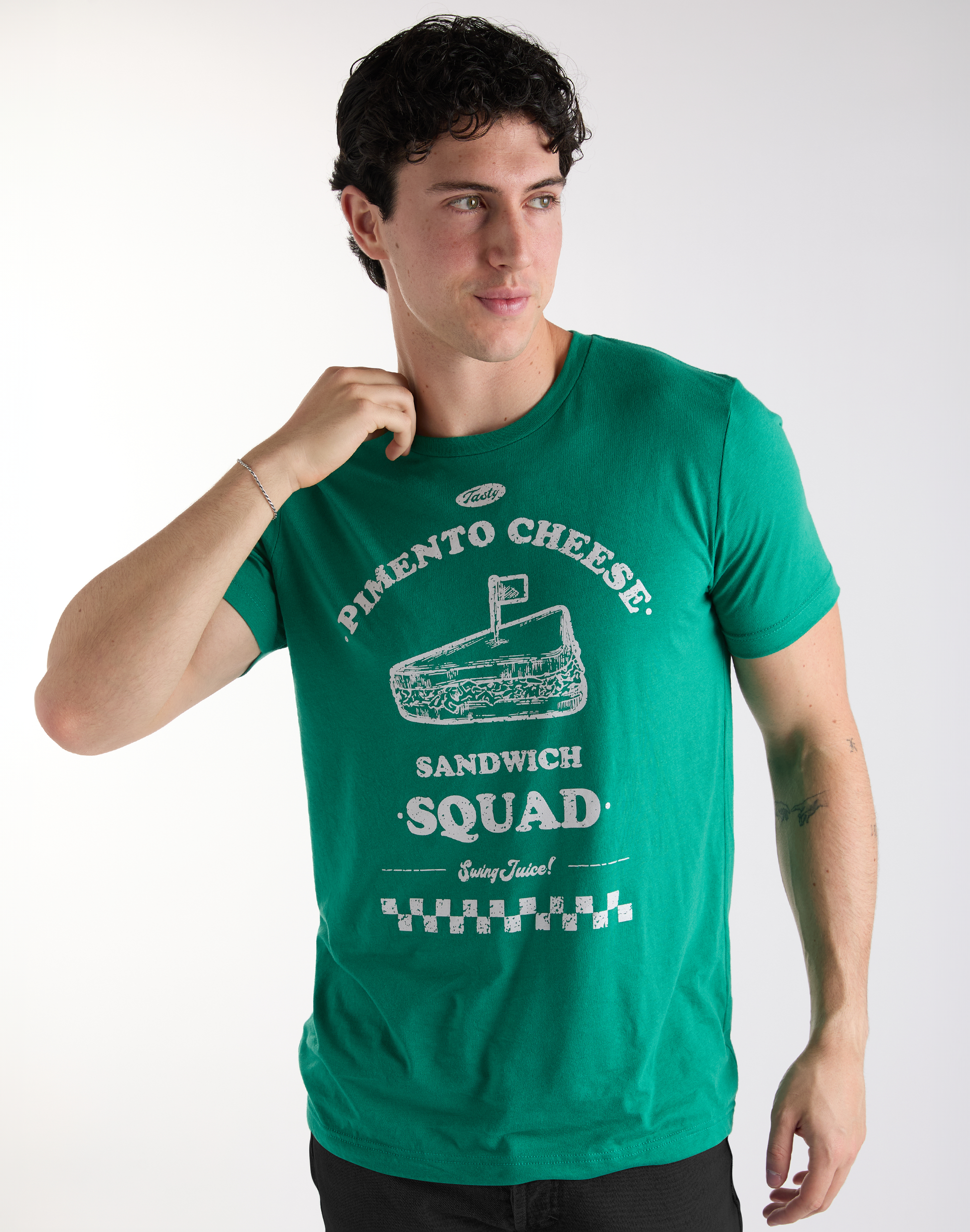 Golf Pimento Cheese Sandwich Squad Unisex T-Shirt-Kelly Green