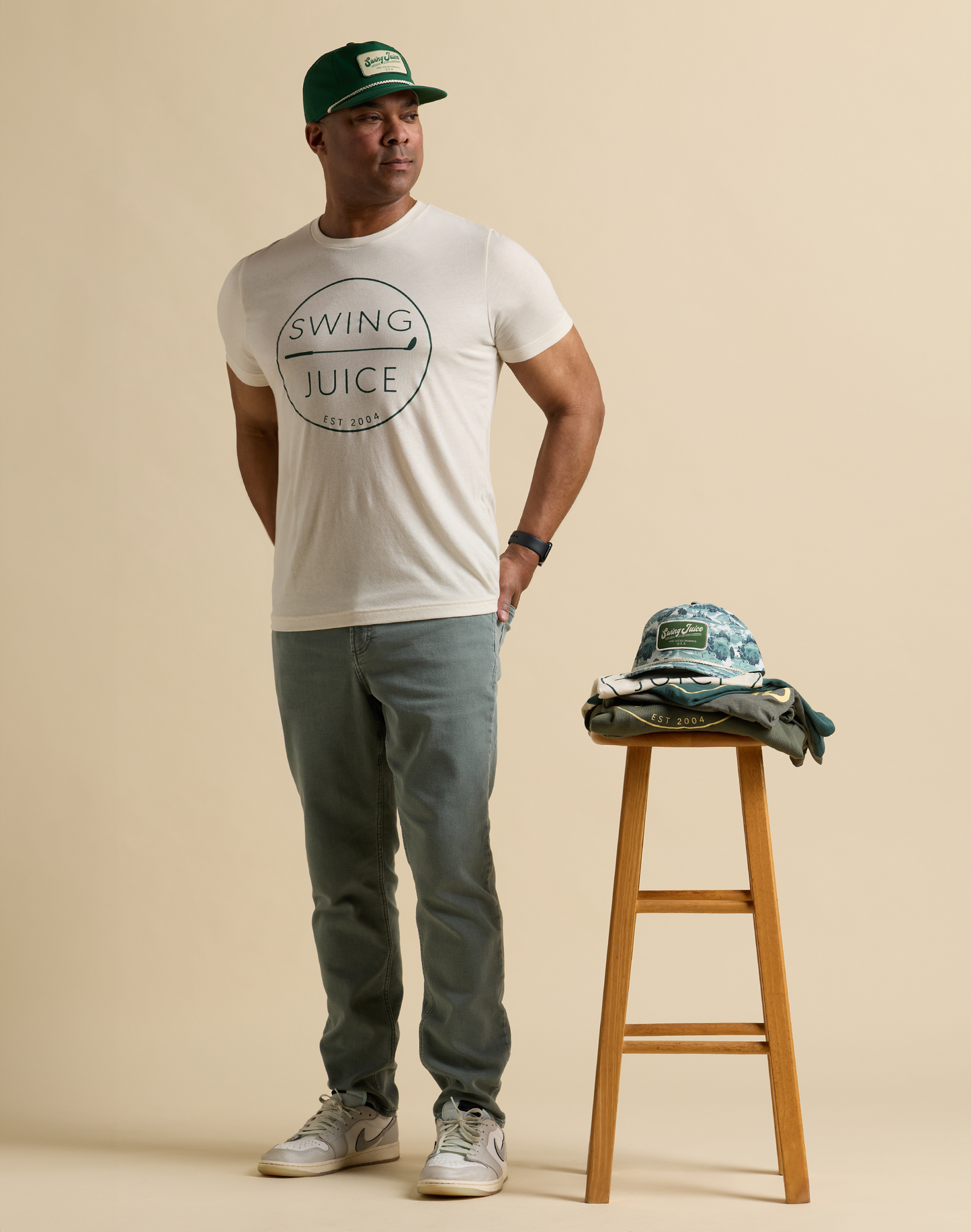 Golf Retro Unisex T-Shirt Natural-Natural