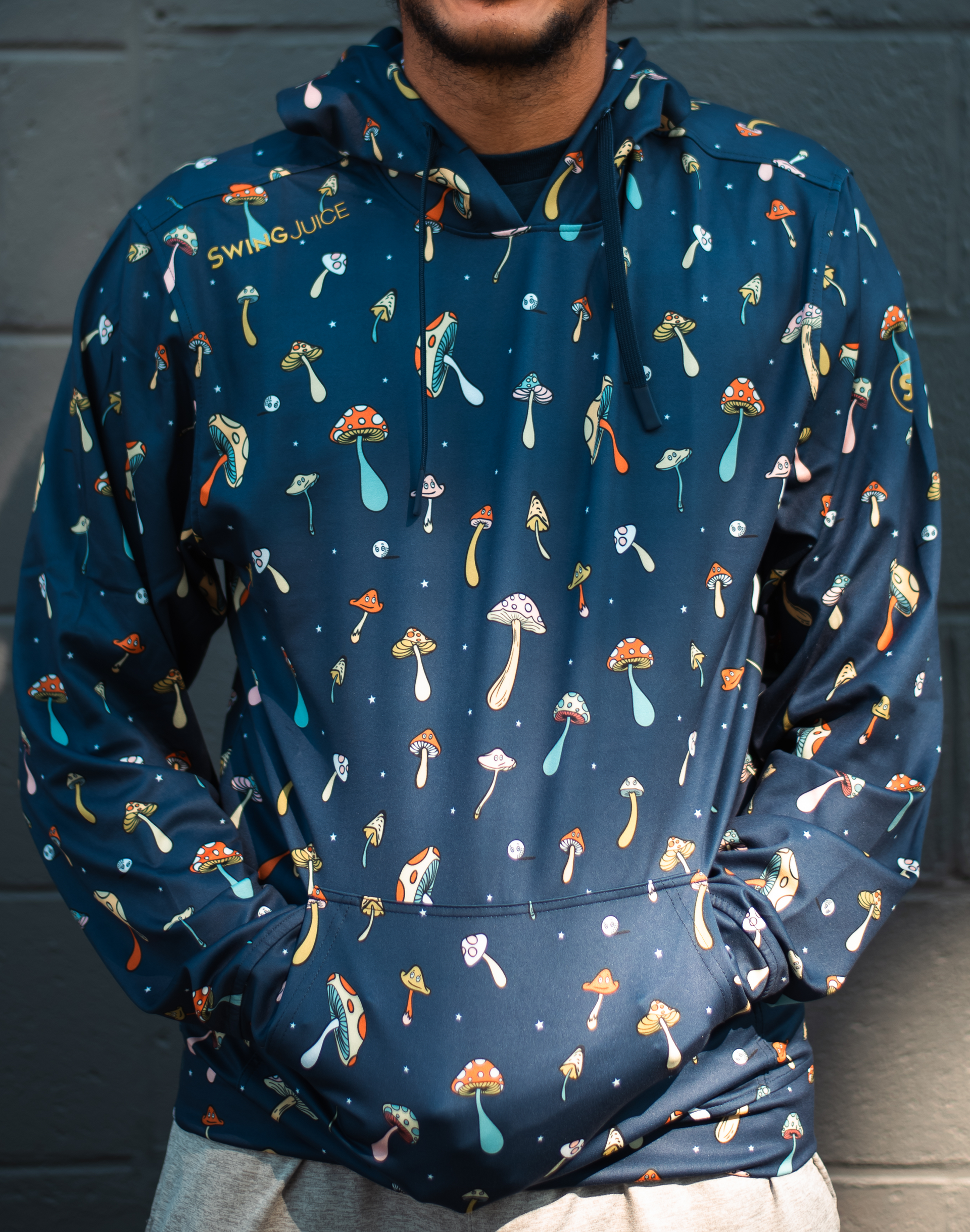Golf Magic Mushrooms Men's Performance Hoodie – SwingJuice LLC