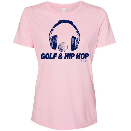 Golf & Hip Hop Women's T-Shirt Pink - Final Sale