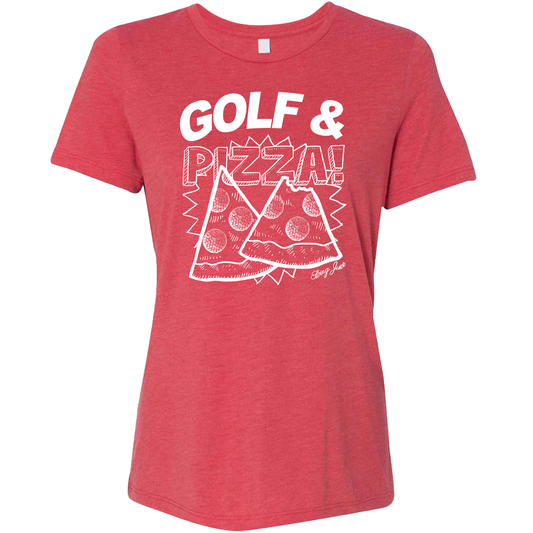 Golf & Pizza Women's T-Shirt - Final Sale