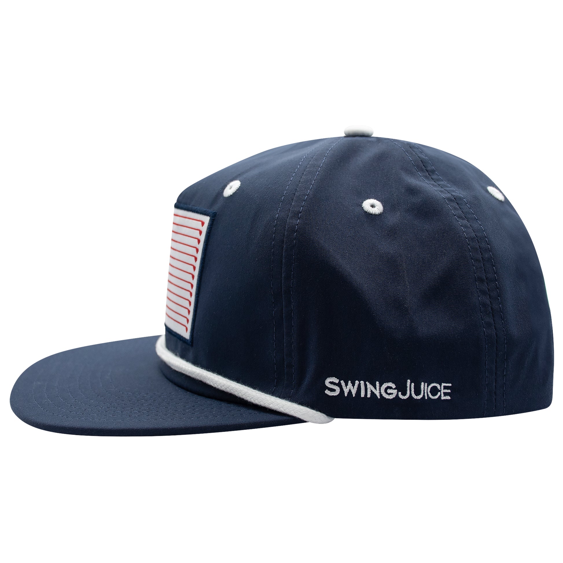 Golf Flag Unisex Active Rope Hat Navy-Navy