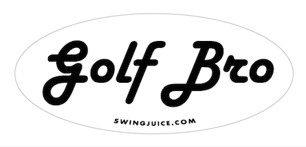 Golf Bro Sticker-White
