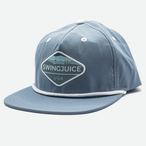 SwingJuice Active Performance Rope Hat Golf Course Management-Slate