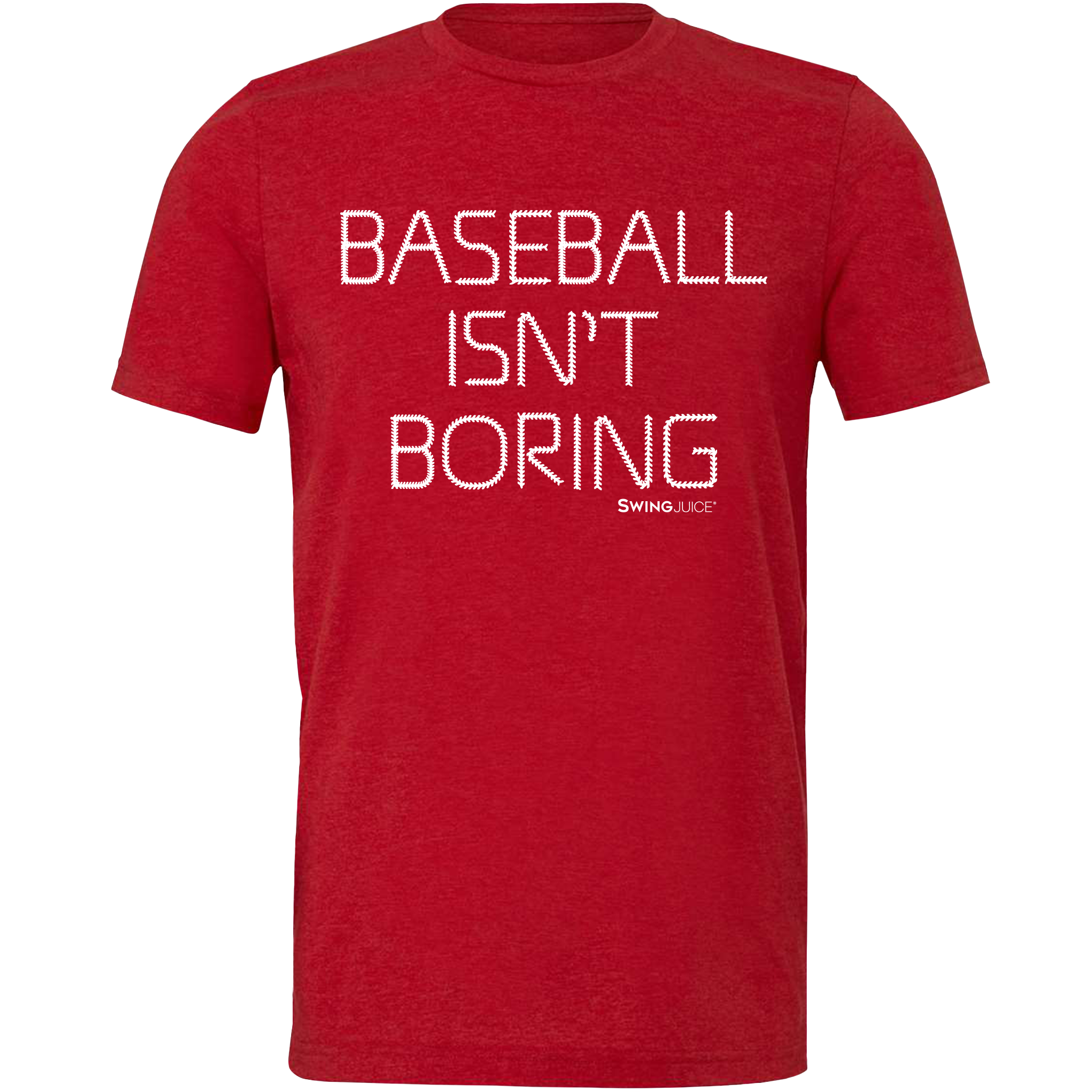 SwingJuice Short Sleeve Unisex T-Shirt Official Baseball Isn't Boring