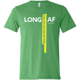 SwingJuice Short Sleeve Unisex T-Shirt Baseball Long AF-Green