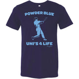 SwingJuice Short Sleeve Unisex T-Shirt Baseball Powder Blue-
