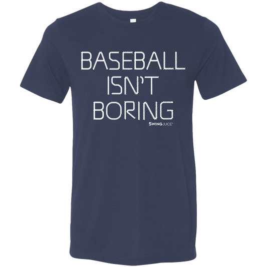 Official Baseball Isn't Boring Unisex T-Shirt Navy-Navy